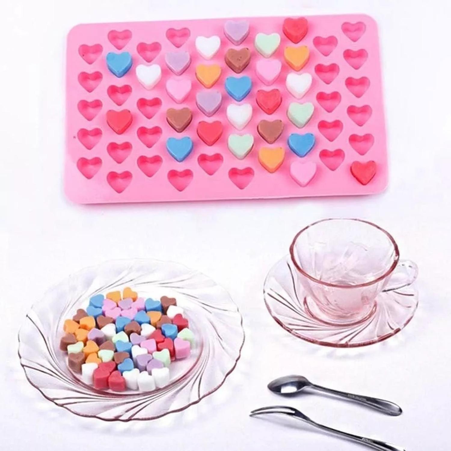 Pack X2 Molde Silicona Moldes Silicona Reposteria 55 Corazon-8