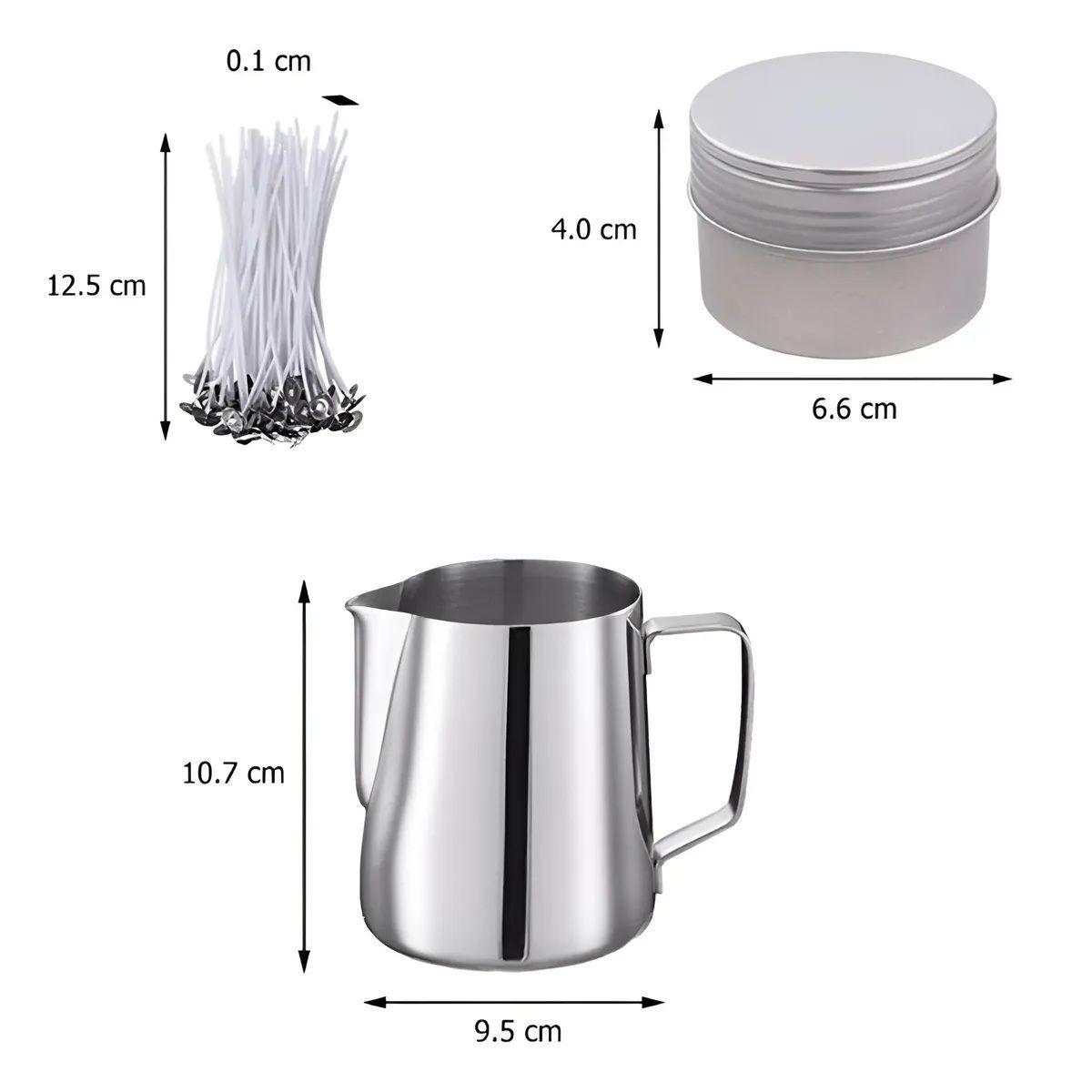 Kit Para Hacer Velas Moldes Para Velas Insumos Velas 153pzs-1