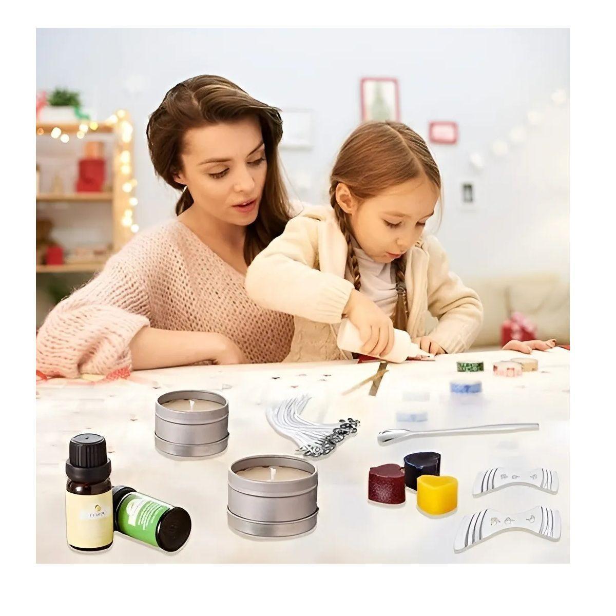 Kit Para Hacer Velas Moldes Para Velas Insumos Velas 153pzs-6