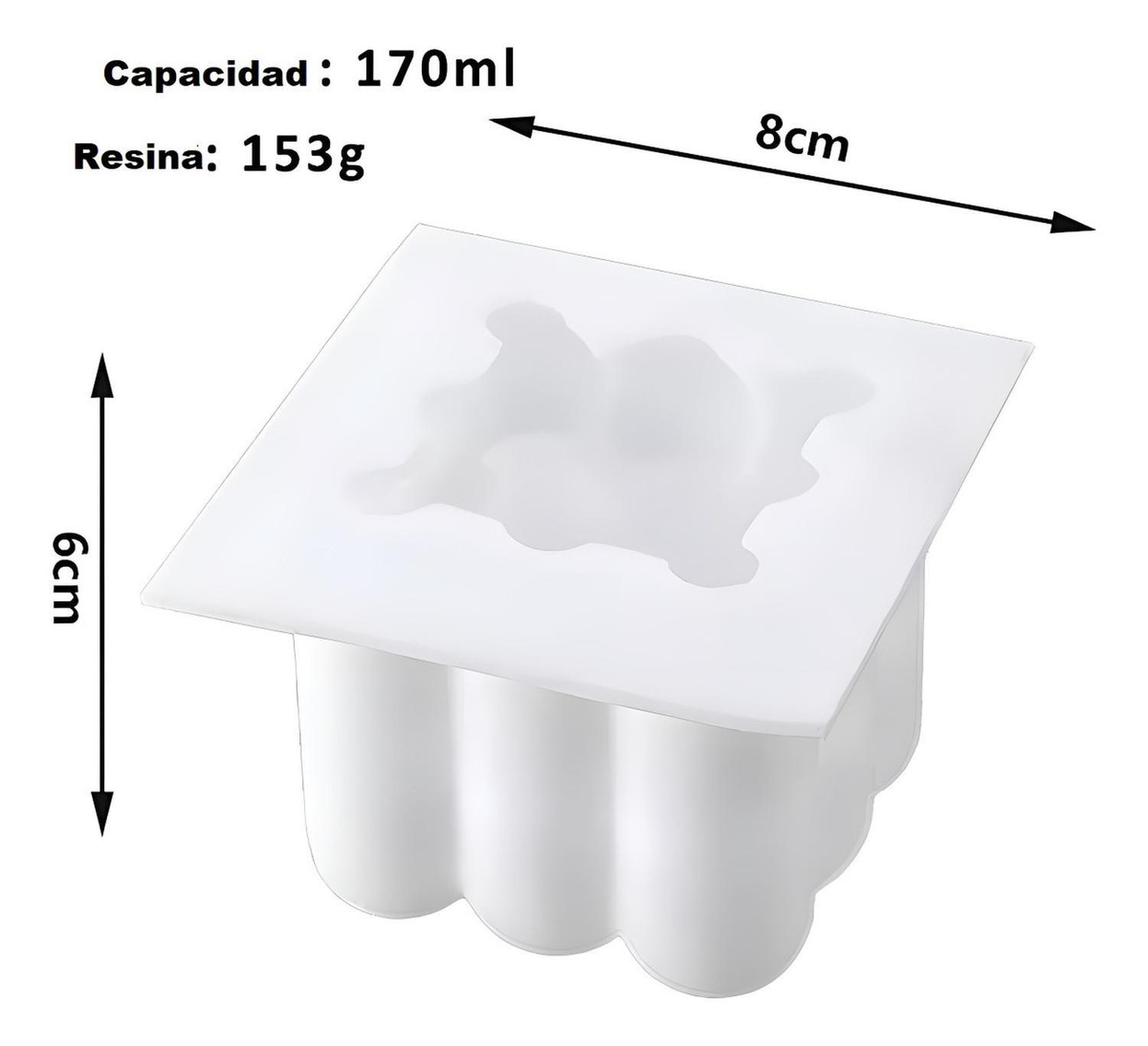 Molde De Silicona Resina Molde Silicona Resina Burbuja 3d-1