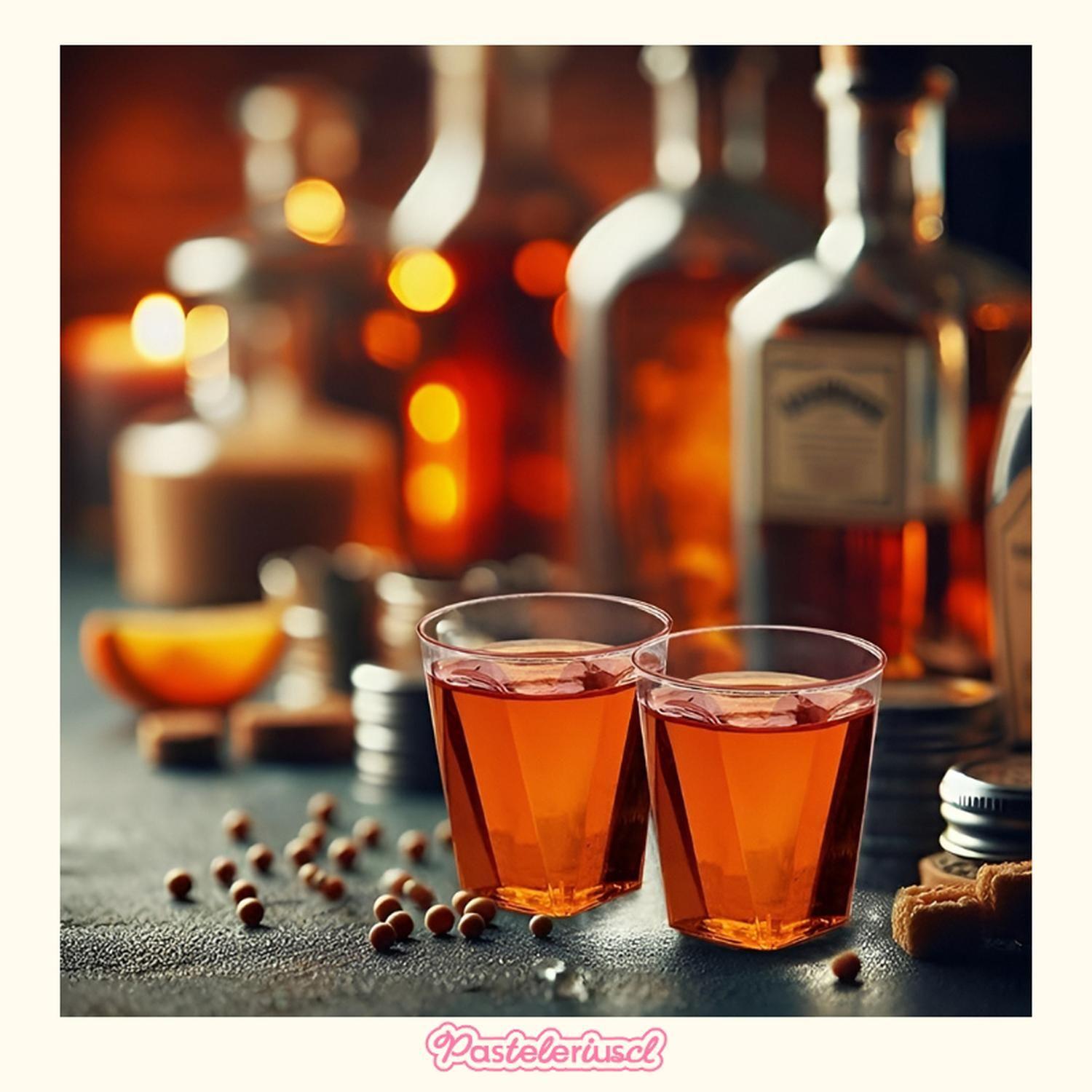 Set X100 Vasos Plasticos Pocillos Para Postres Vasos Shot 2oz Postres Pocillo Desechables Pocillos P-1