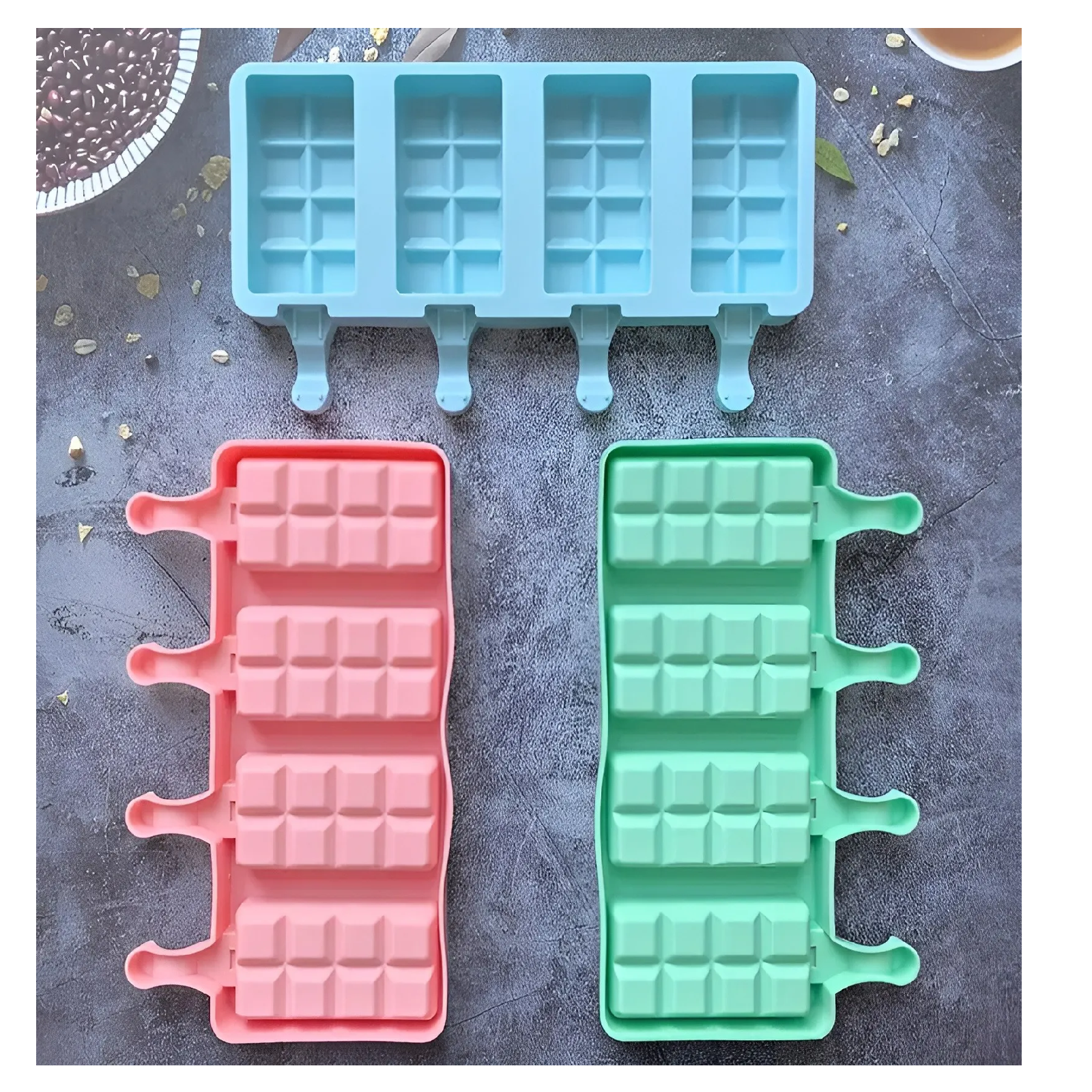 Moldes De Silicona Reposteria Moldes Para Helados Paleta-6