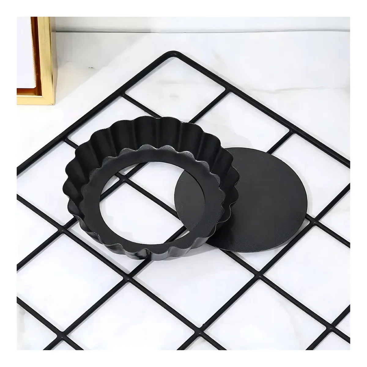 Moldes Tartas Mini Moldes Tartaleta Desmontable Individual 13,5cm Molde Para Pie Reposteria-2