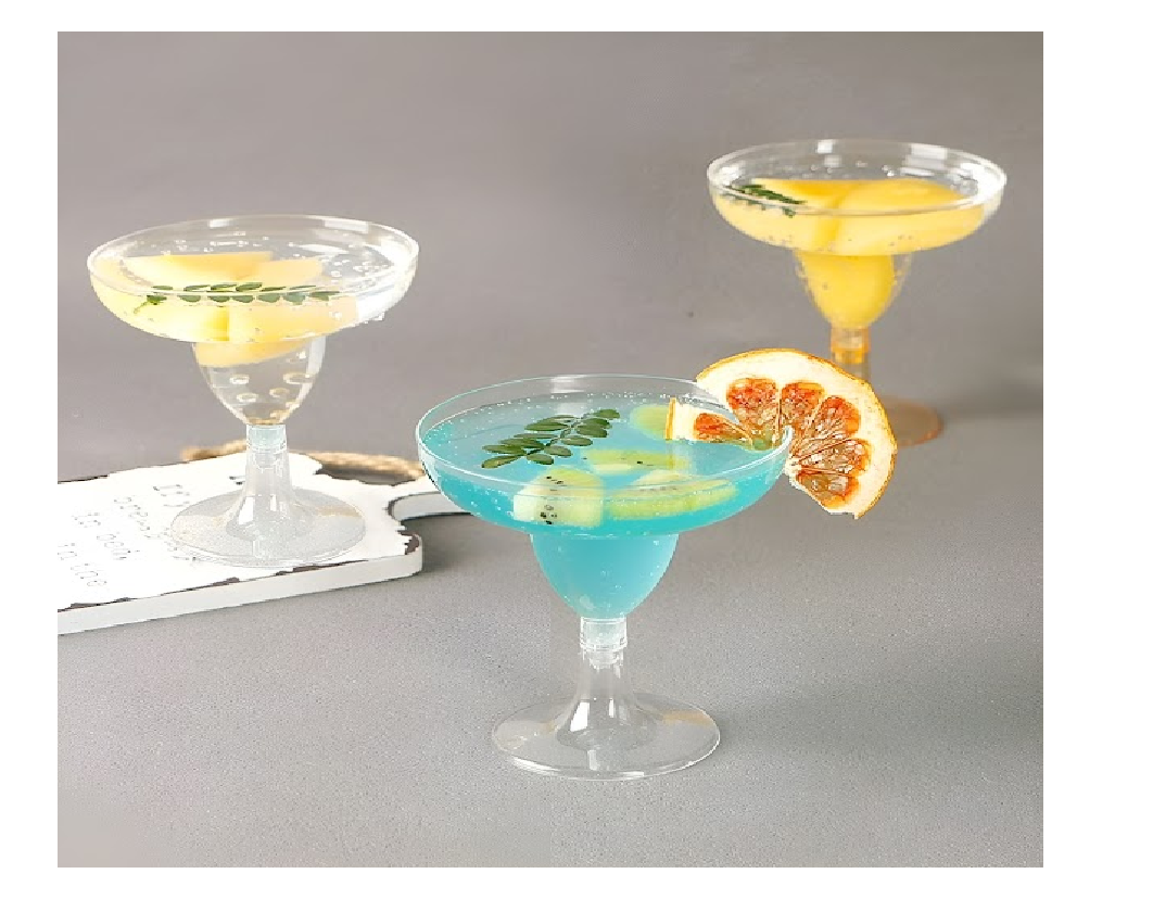 25 Copas De Margarita Copa Acrilico Copa Plastico Copa De Plastico Copas Margarita Coctel 8oz/240ml-1