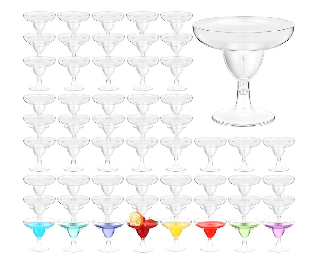 25 Copas De Margarita Copa Acrilico Copa Plastico Copa De Plastico Copas Margarita Coctel 8oz/240ml-4
