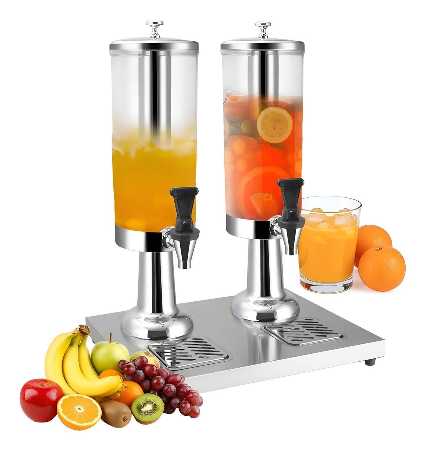 Dispensador De Bebidas Doble Máquina Autoservicio Jugos 6L-0