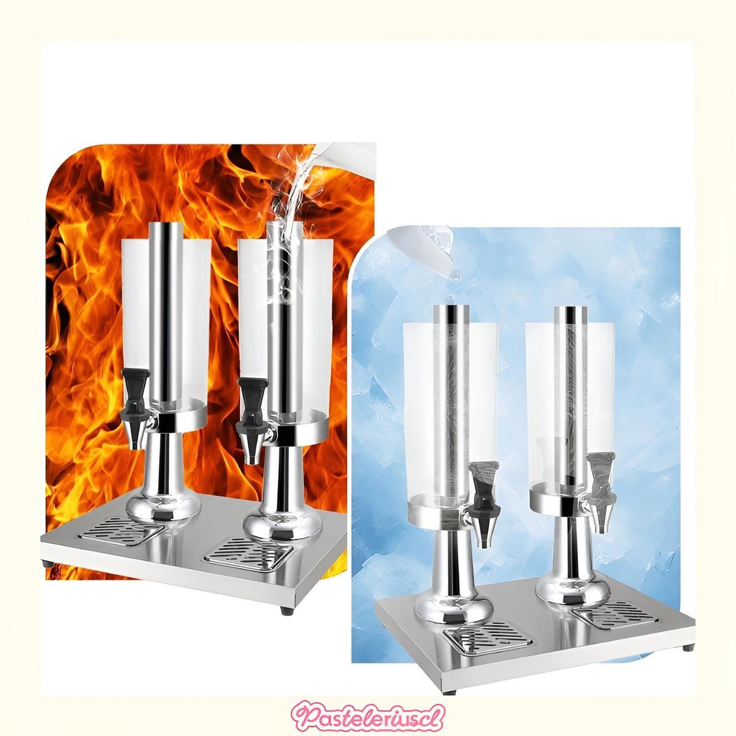 Dispensador De Bebidas Doble Máquina Autoservicio Jugos 6L-7