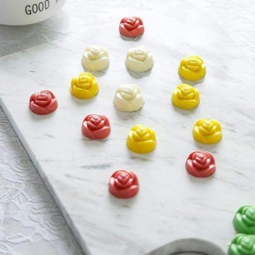 Molde Chocolate Moldes Silicona Molde 15 flores-3