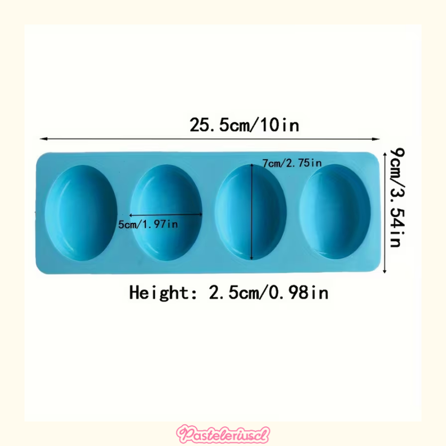 Moldes Silicona Molde De Silicona Jabon Molde Jabon 4ovalad-2