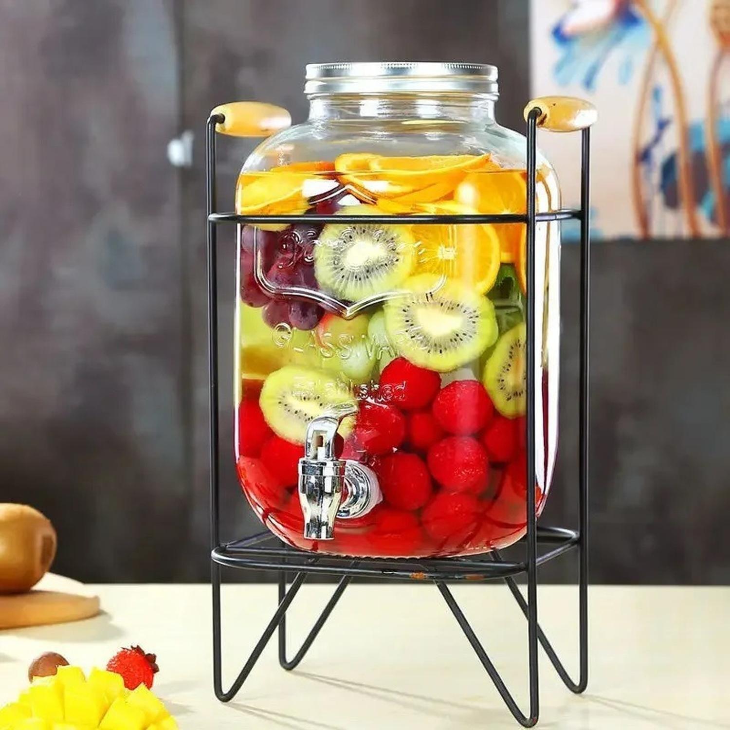 Dispensadores De Bebidas Dispensador De Jugos Con Atril 5l-6