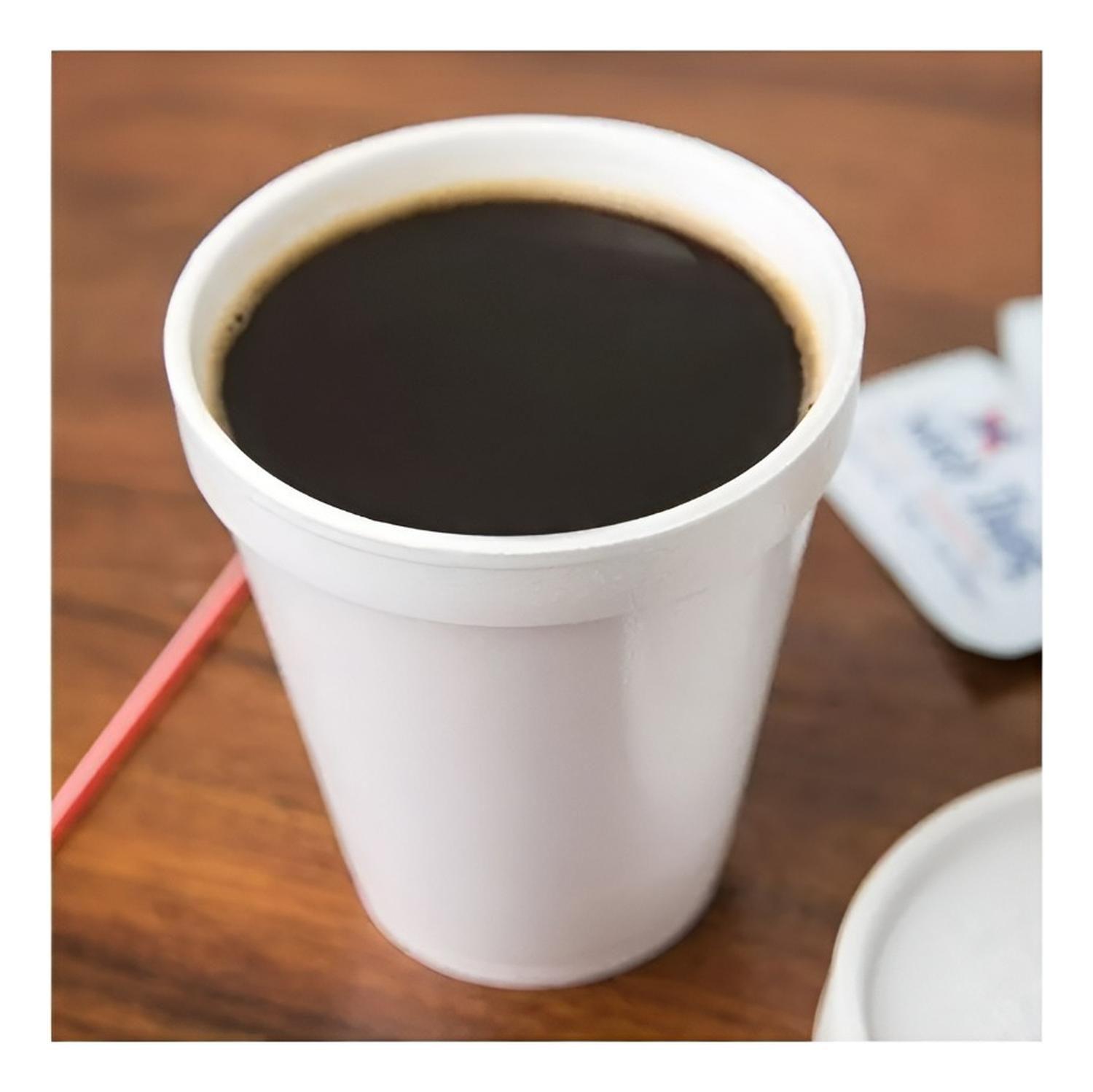 25 Vasos Desechables Plumavit Termico Vaso Cafe 8oz 240ml Blanco-5