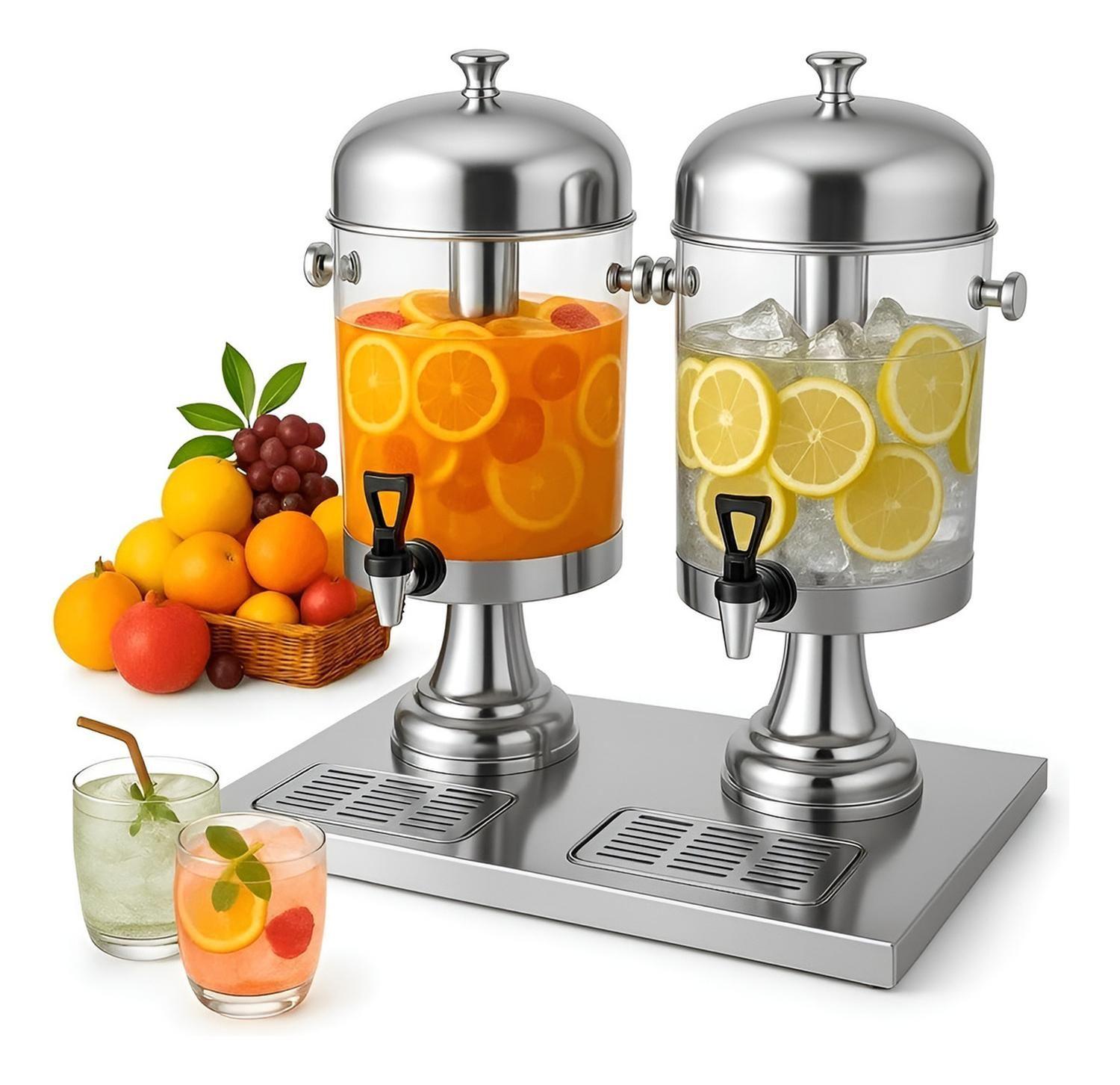 Dispensadores Doble De Bebidas Para Fiestas Jarras De 4.5l-0