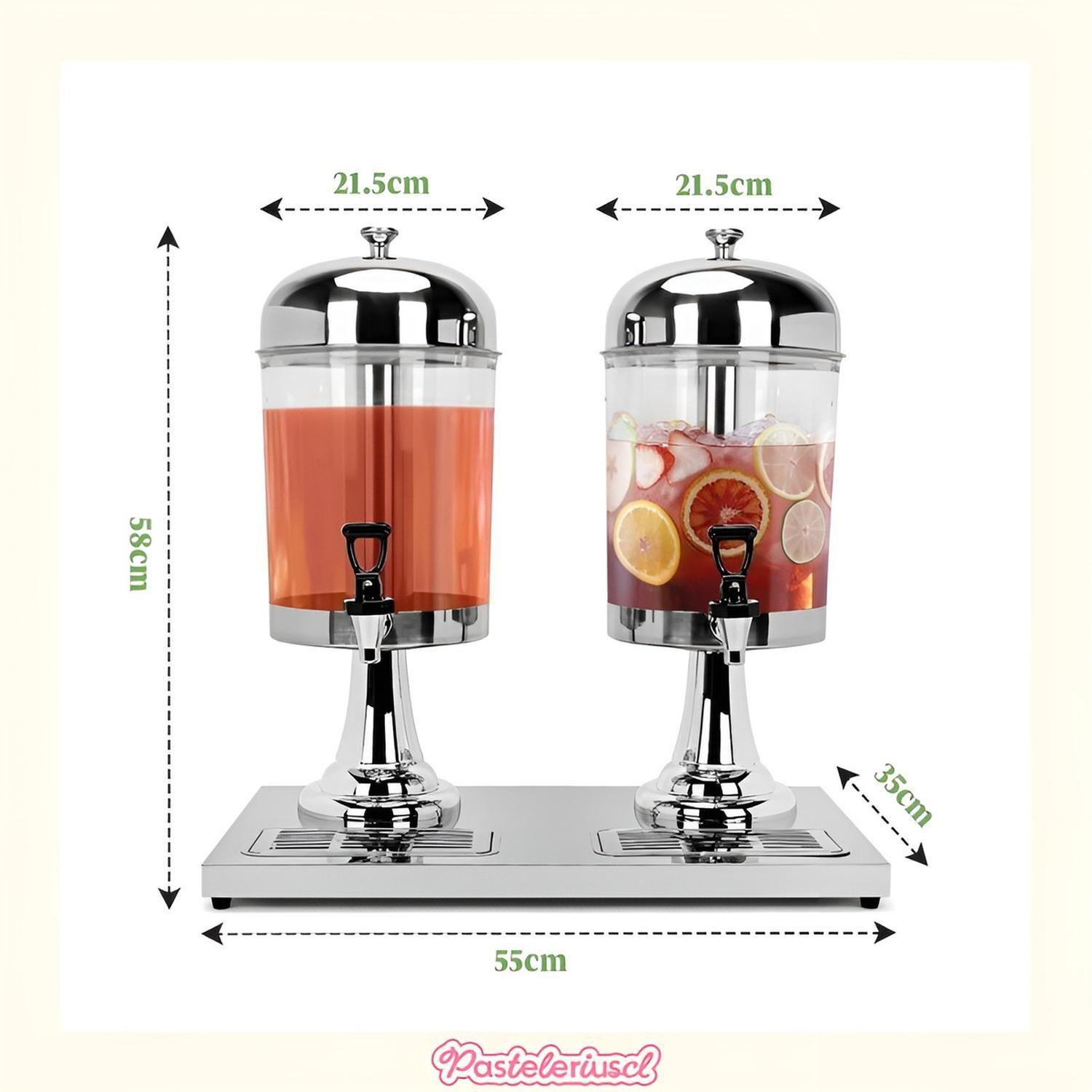 Dispensadores Doble De Bebidas Para Fiestas Jarras De 4.5l-2