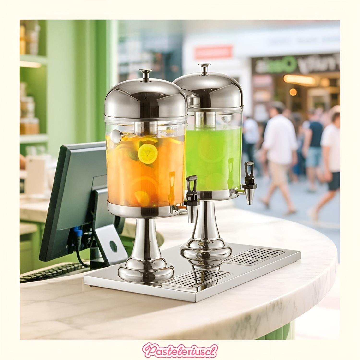 Dispensadores Doble De Bebidas Para Fiestas Jarras De 4.5l-4