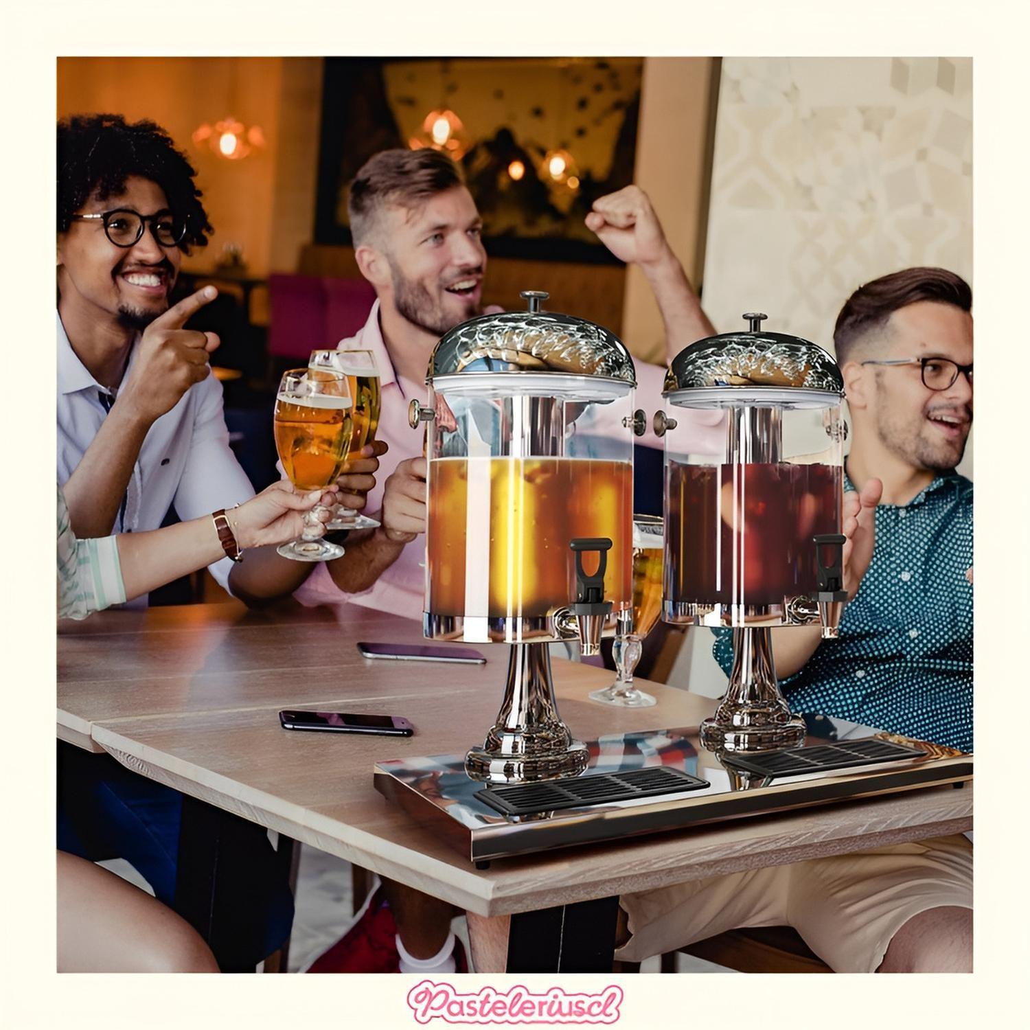 Dispensadores Doble De Bebidas Para Fiestas Jarras De 4.5l-9