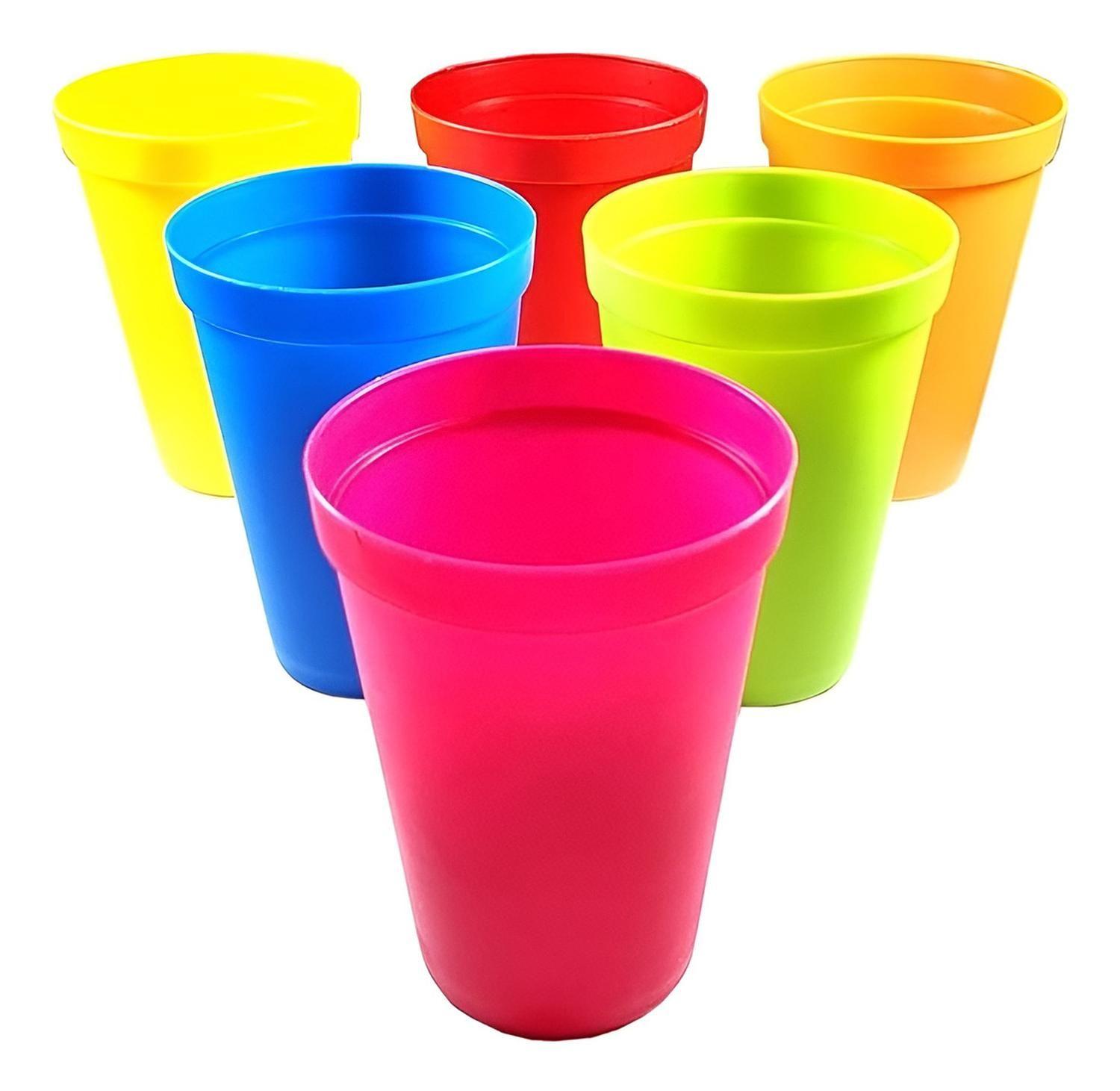 24 Vasos Plasticos Reutilizables Vasos Plasticos Vasos 450ml Vasos Plasticos Duros Vaso Plastico Reu-7