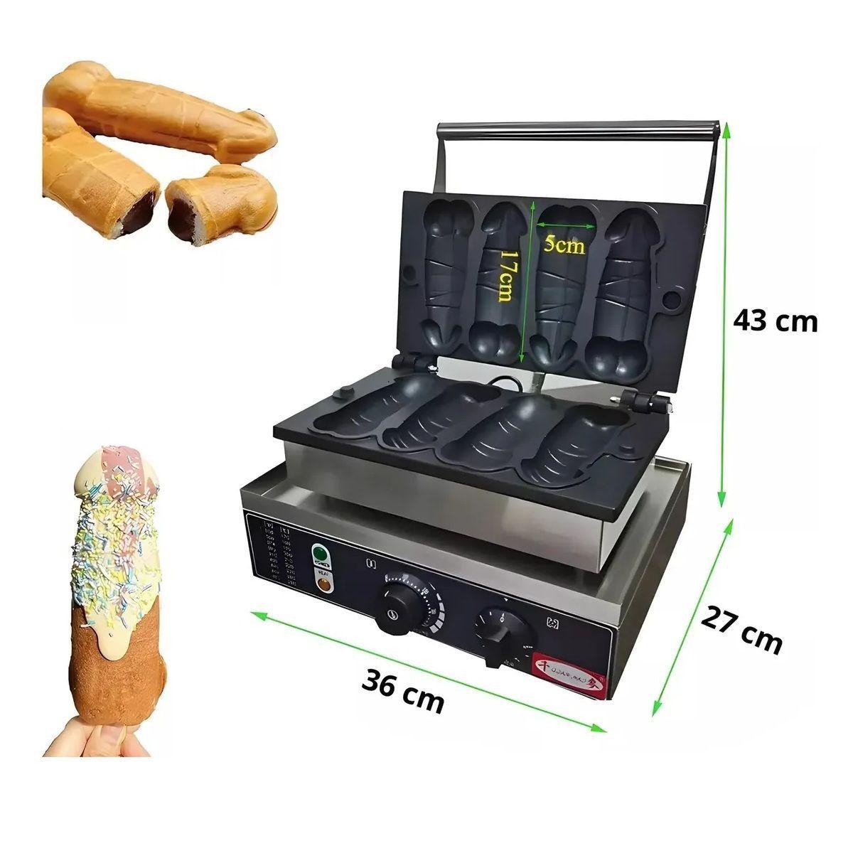 Maquina Para Waffles Wafleras Con Formas Waffle Pene 1600w Maquina Para Hacer Waffles Maquina Forma-2