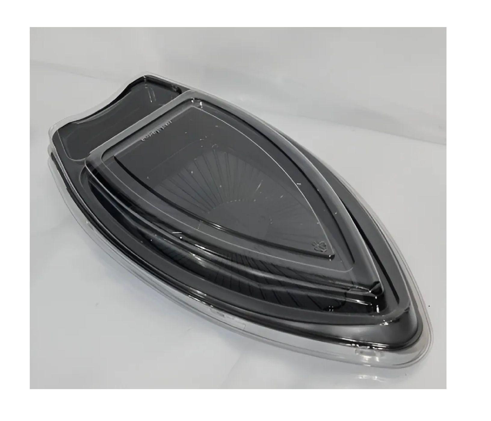 Pack X40 Envases Para Sushi Barco Desechables Botes 47cm-5