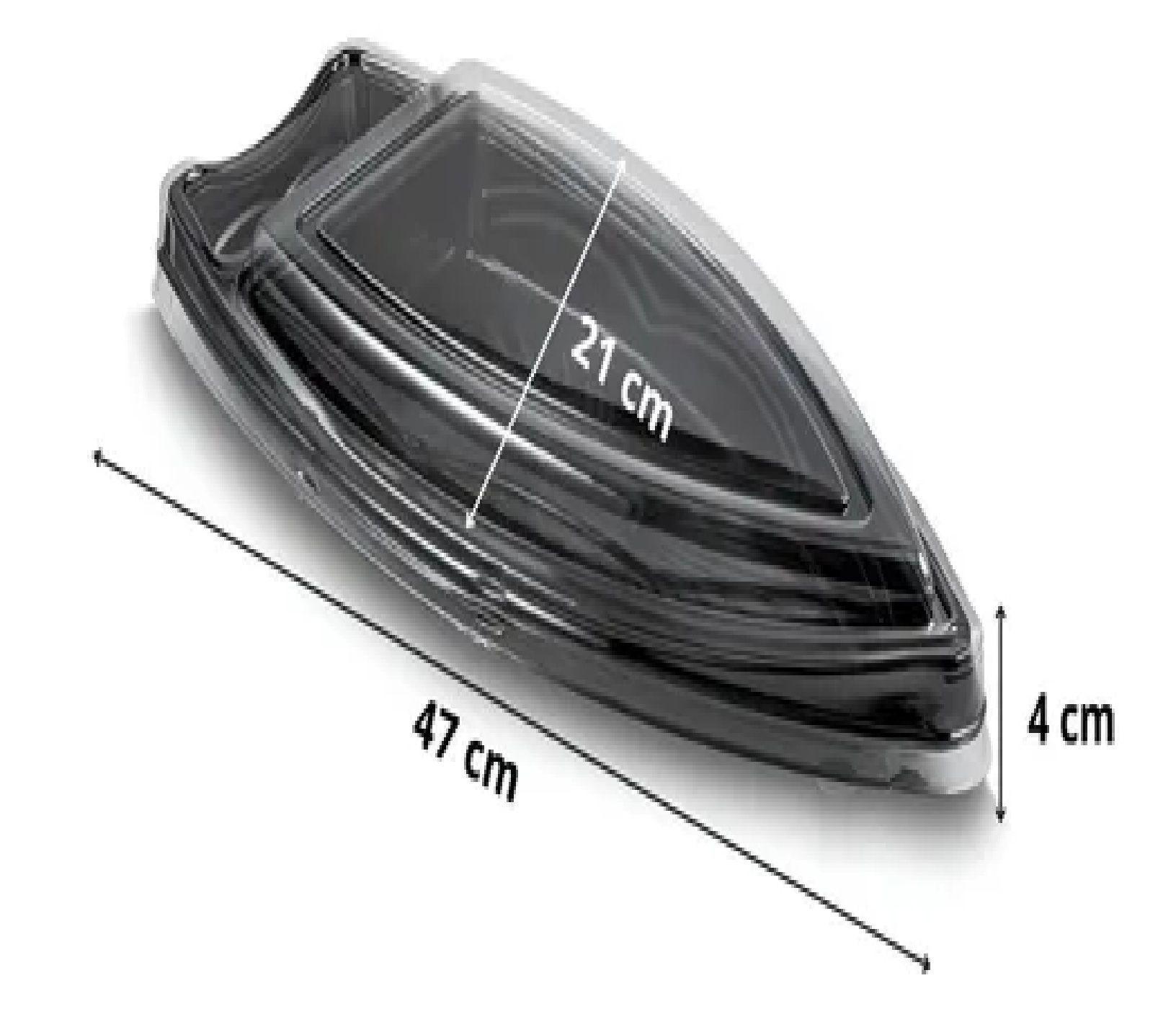Pack X40 Envases Para Sushi Barco Desechables Botes 47cm Envase Comida Japonés Barco Sushi Plastico-2