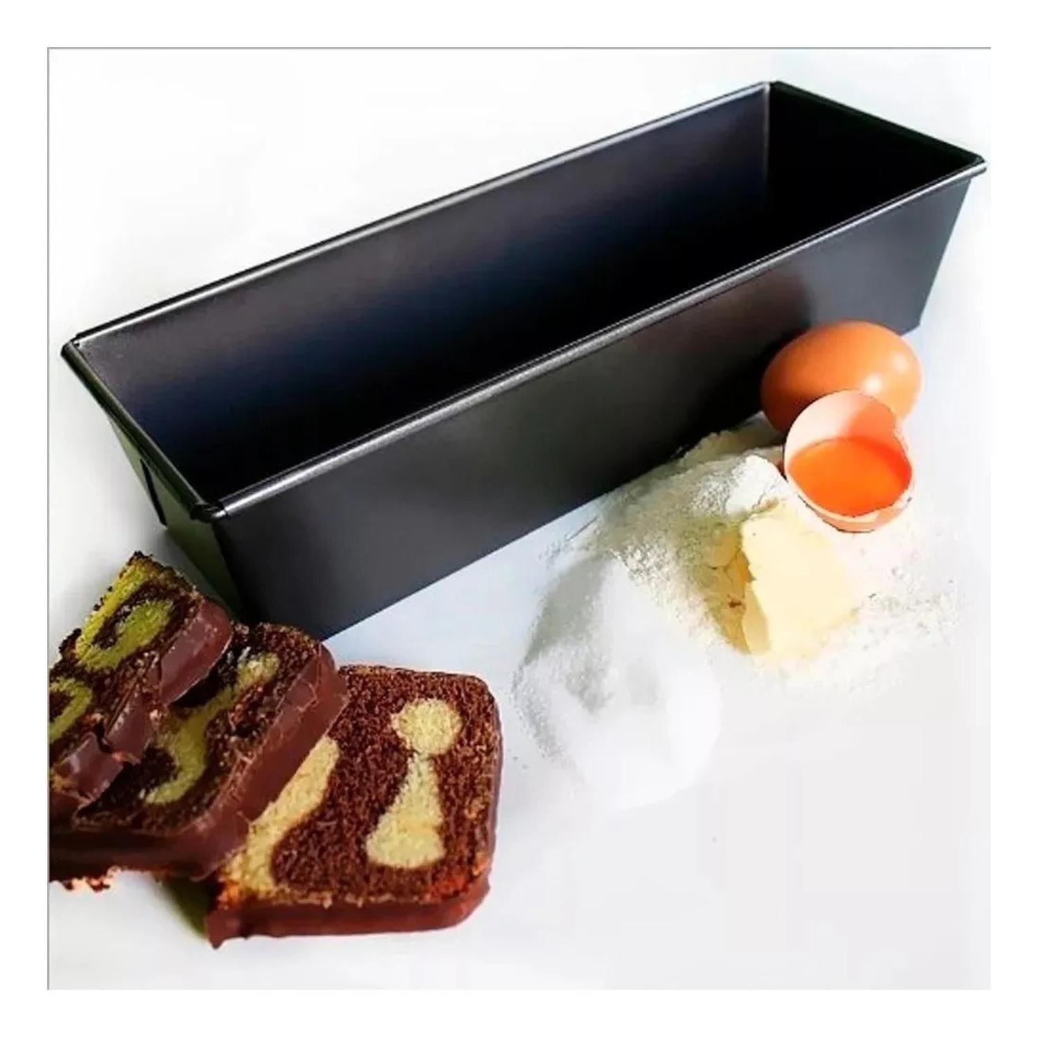 Pack X3 Molde Pan Molde Para Pan De Molde 20cm 30cm 35cm Gris-5