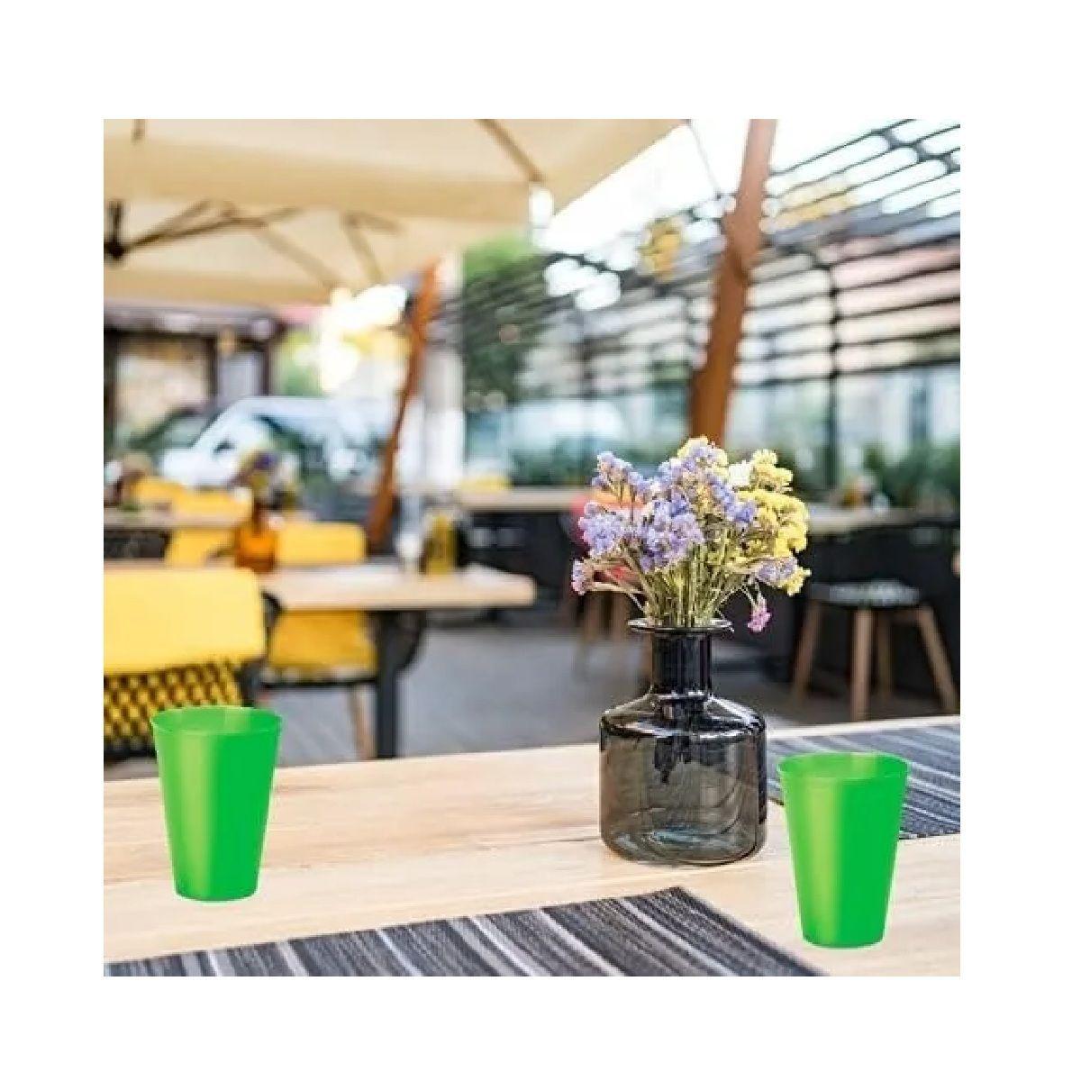 12 Set De Vasos Vasos Plastico Vasos Reutilizables De Fiesta Multicolor-5