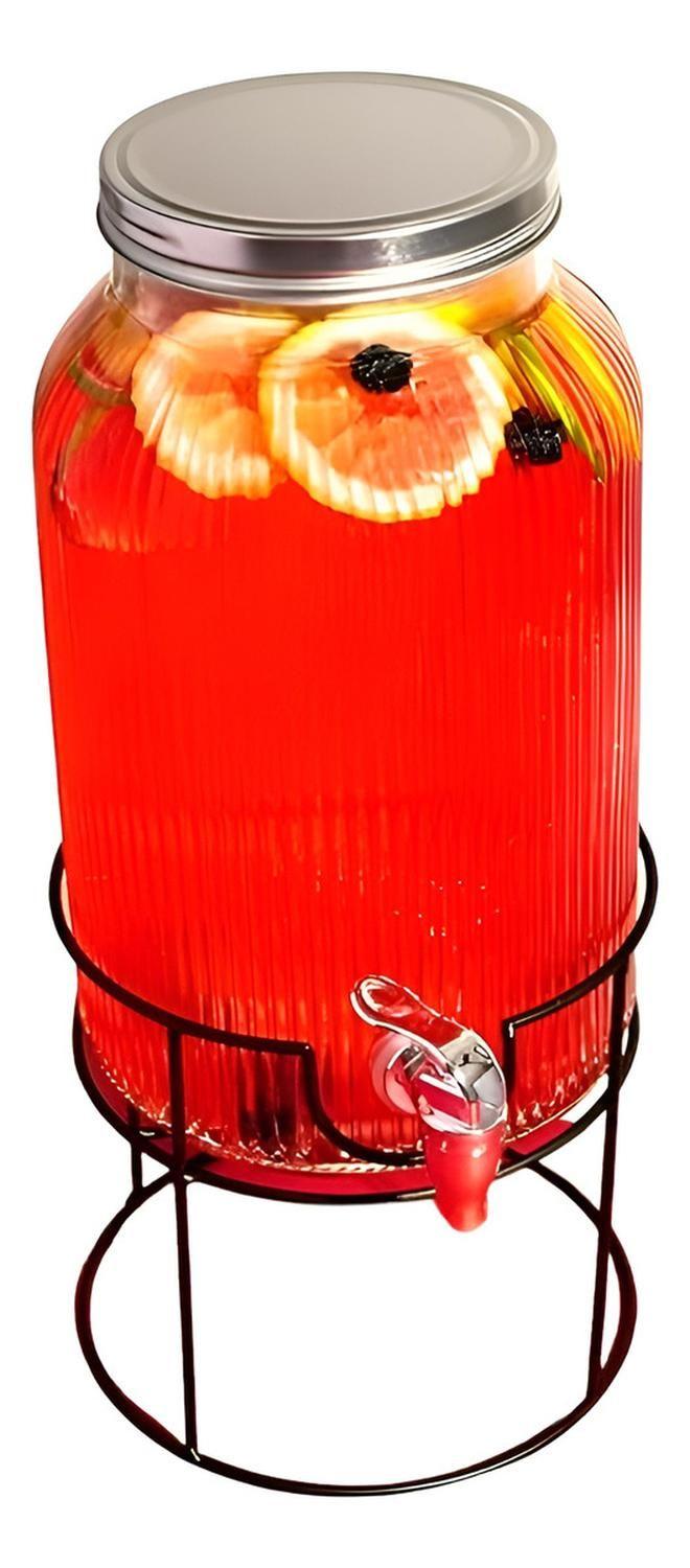 Dispensador De Bebida Acanalado Con Atril Dispensadores 5.5l-0