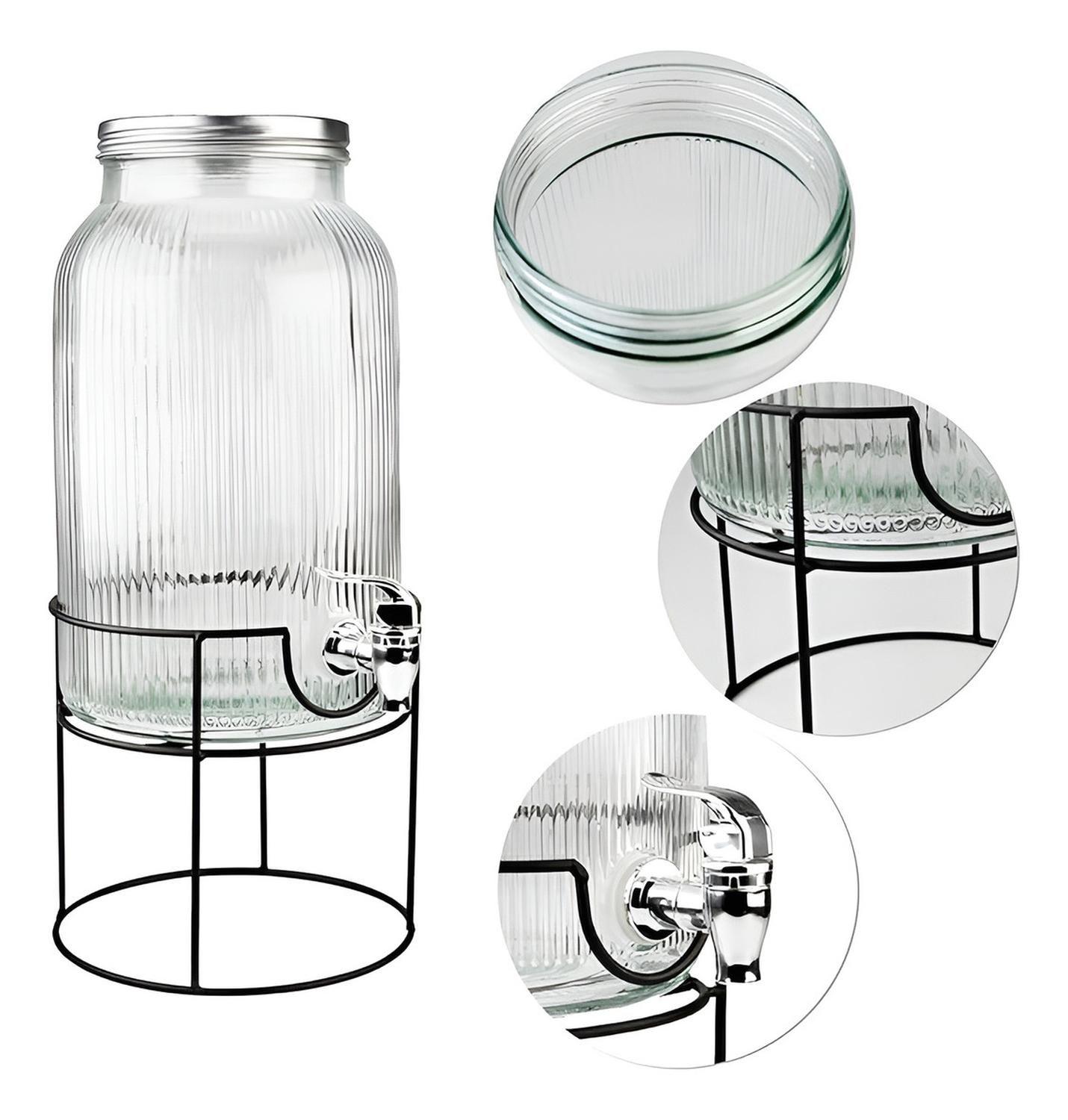 Dispensador De Bebida Acanalado Con Atril Dispensadores 5.5l-3