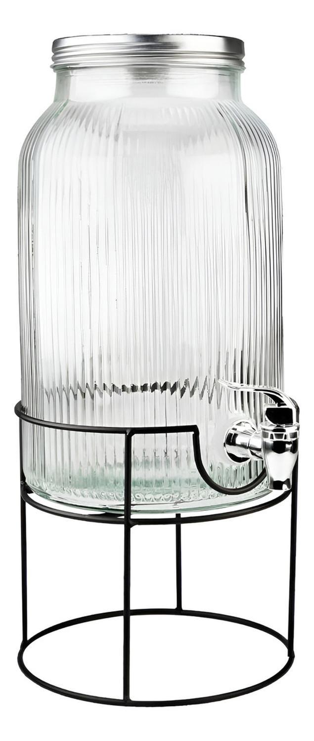 Dispensador De Bebida Acanalado Con Atril Dispensadores 5.5l-5