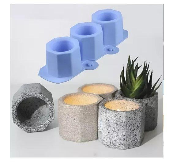Moldes De Silicona Macetas Yeso-6
