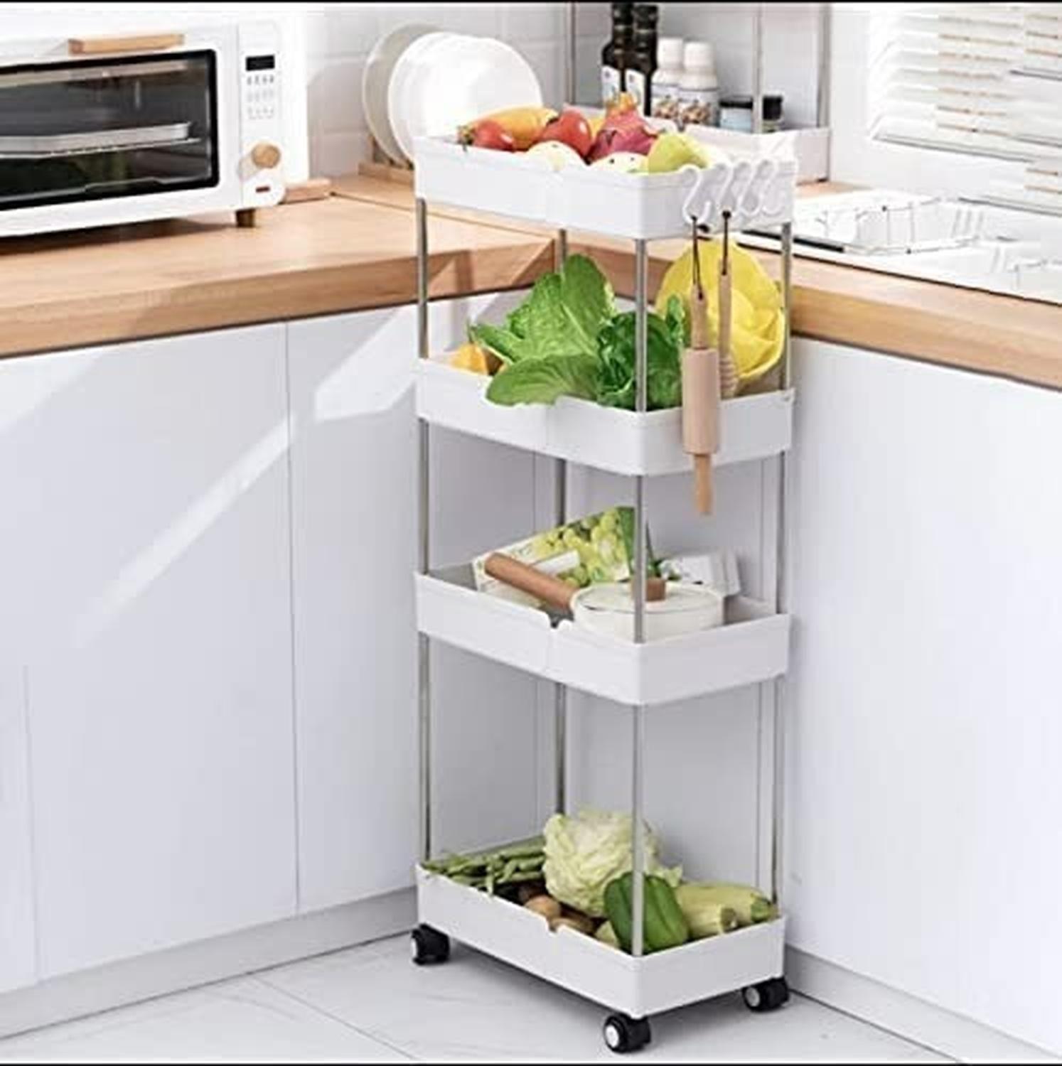 Organizador Baño Carro Cocina Organizador Cocina 4 Niveles-5
