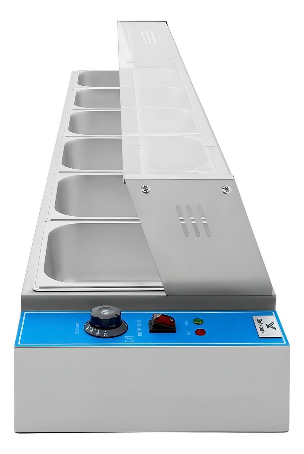 Chafer Bufetera Baño Maria Electrico Buffet 6 Depositos 7L-4