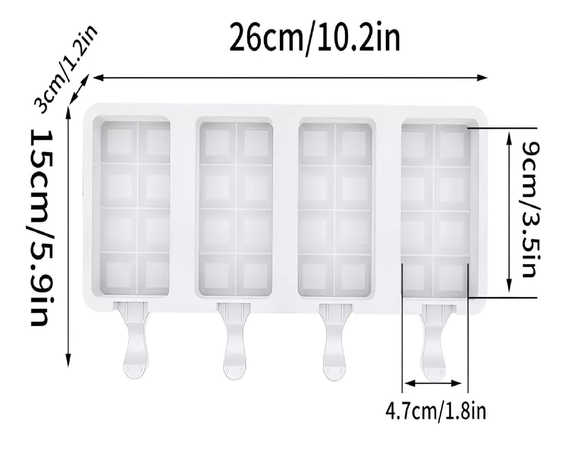 Pack X4 Molde De Silicona Para Helados Molde De Helado 051-2