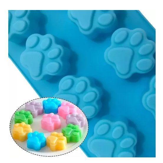 Set X6 Moldes De Chocolate Moldes Silicona Patitas Patas 10c-2