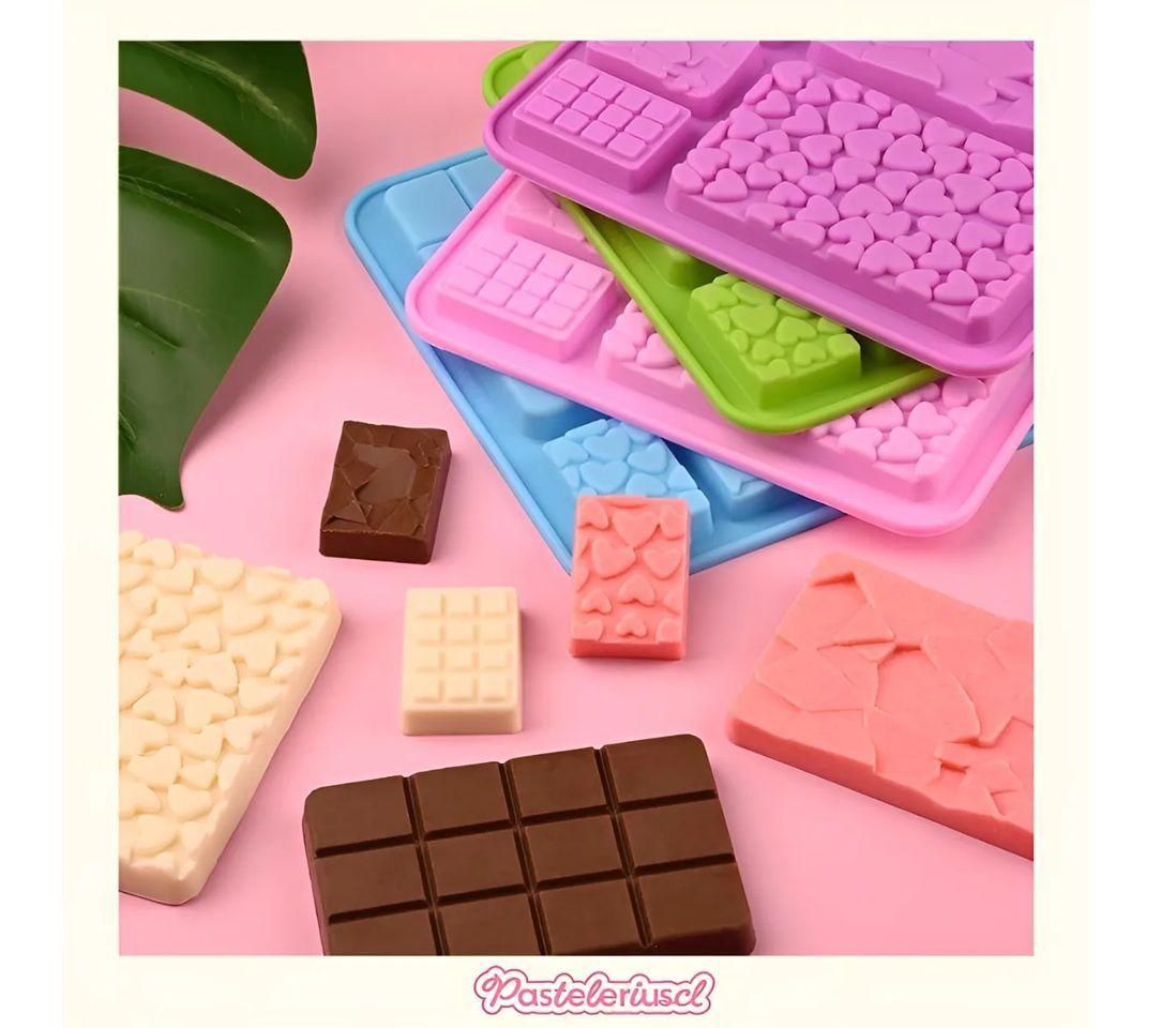 X2 Moldes De Chocolate Molde  De Chocolate Silicona B9 Repostería Chocolate Silicona PASTELERIUSCL-3