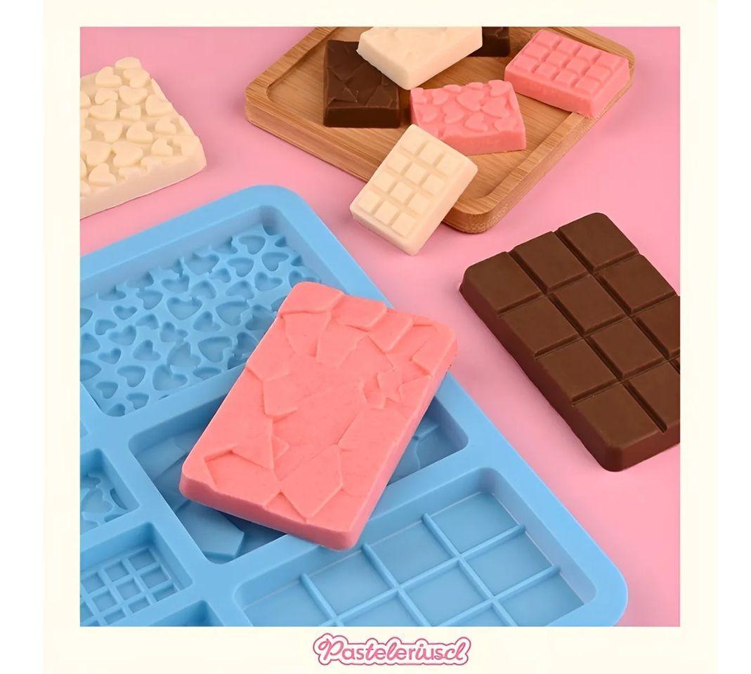 X2 Moldes De Chocolate Molde  De Chocolate Silicona B9 Repostería Chocolate Silicona PASTELERIUSCL-4
