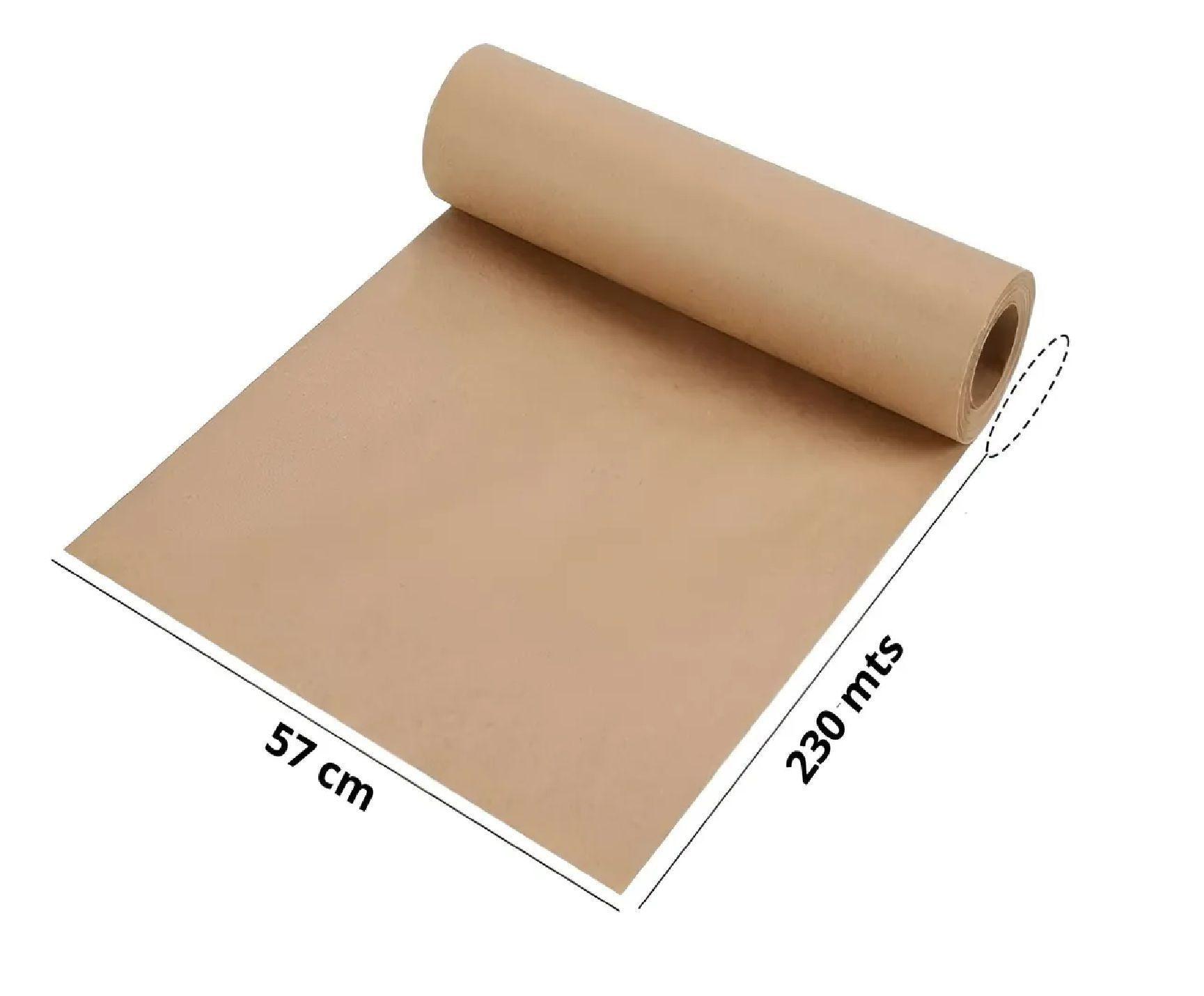 Rollo Papel Kraft Rollo Papel Embalaje Rollo Papel 57x230mts Rollo Papel Rollo De Papel Kraft Marrón-2