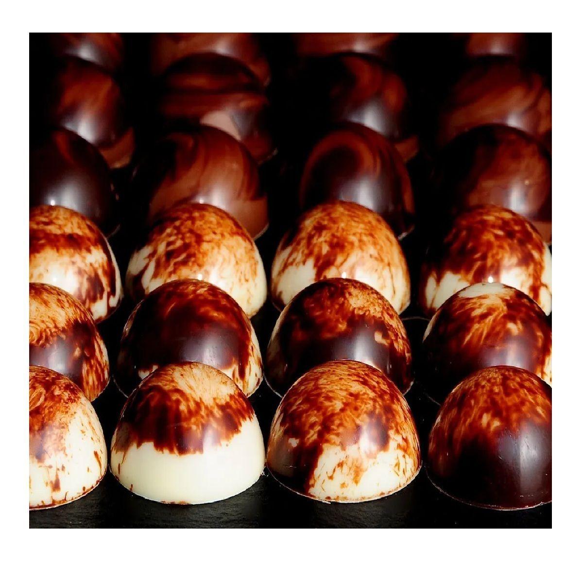 Moldes Chocolate Moldes De Chocolate Policarbonato 15circulo-4
