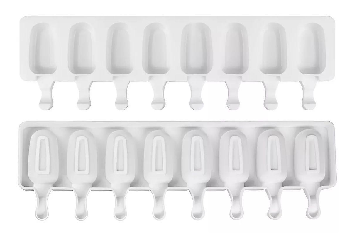 X2 Moldes De Silicona Para Helados Molde Paletas Helado 8cavid-1
