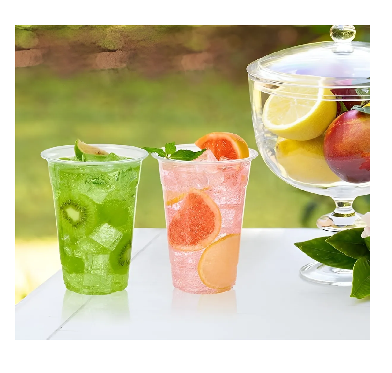 50 Vasos Desechables Vasos Plasticos Vaso Transparente 10oz-4