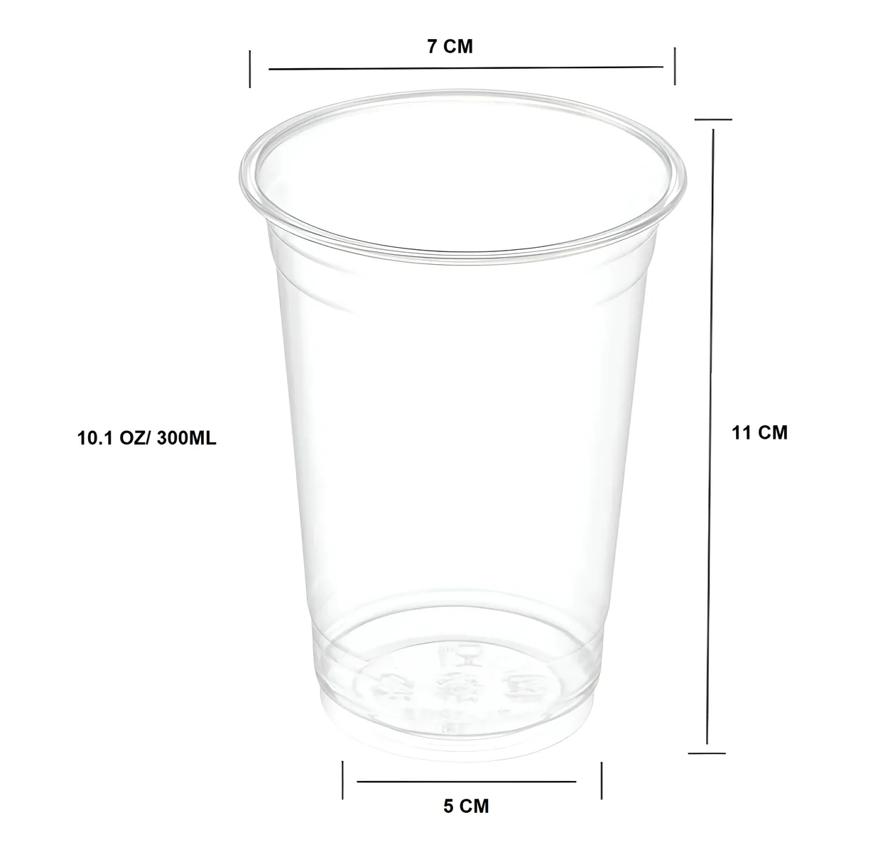 50 Vasos Desechables Vasos Plasticos Vaso Transparente 10oz Vasos Grande Vasos Plasticos Desechables-2