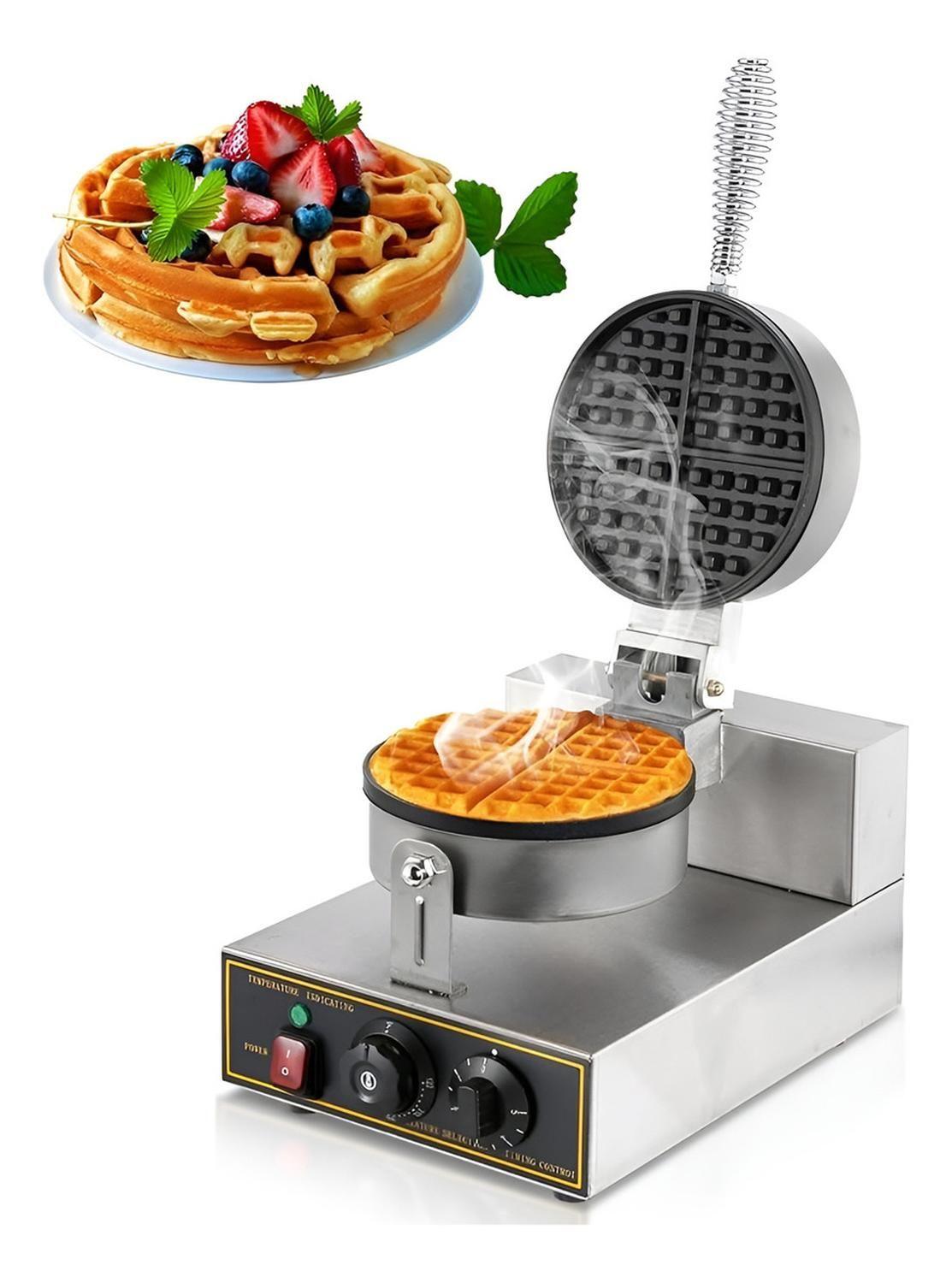 Waffles Maquina Para Waffles Waflera Grande Wuafleras 1200w-6