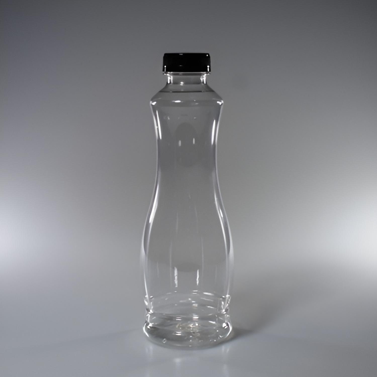 Pack 6 Botellas Plasticas Transparentes Botella C/tapa 800ml Transparente-1