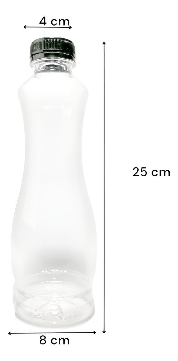 Pack 6 Botellas Plasticas Transparentes Botella C/tapa 800ml Transparente-2