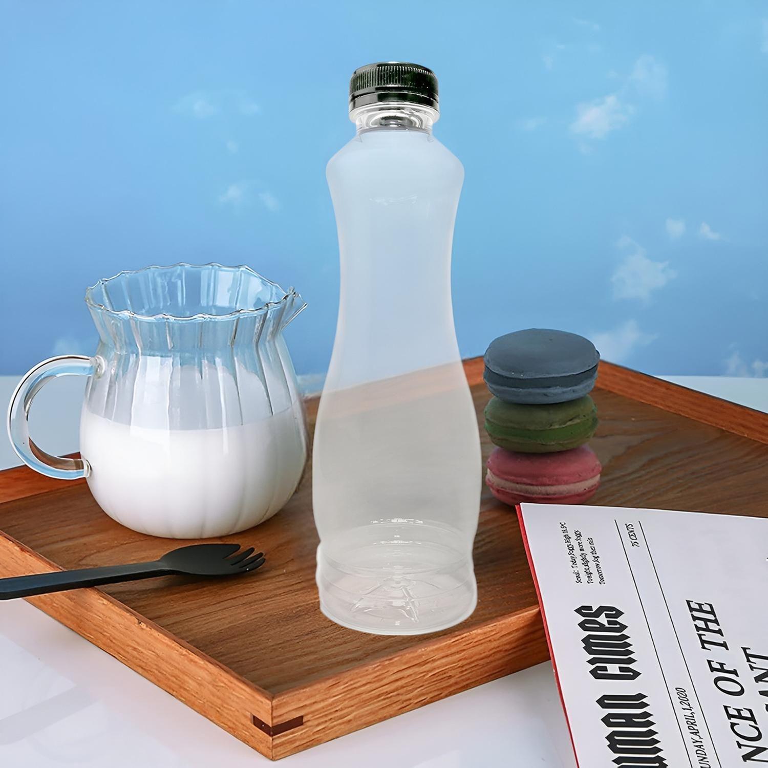Pack 6 Botellas Plasticas Transparentes Botella C/tapa 800ml Transparente-6