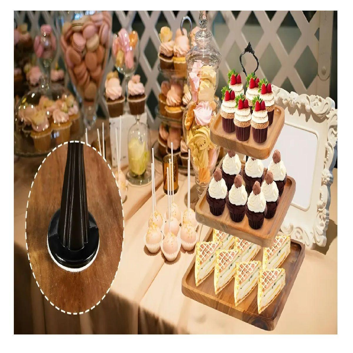 Base Para Cupcakes Base De Torta Alzadores Candy Bar 3niv-3