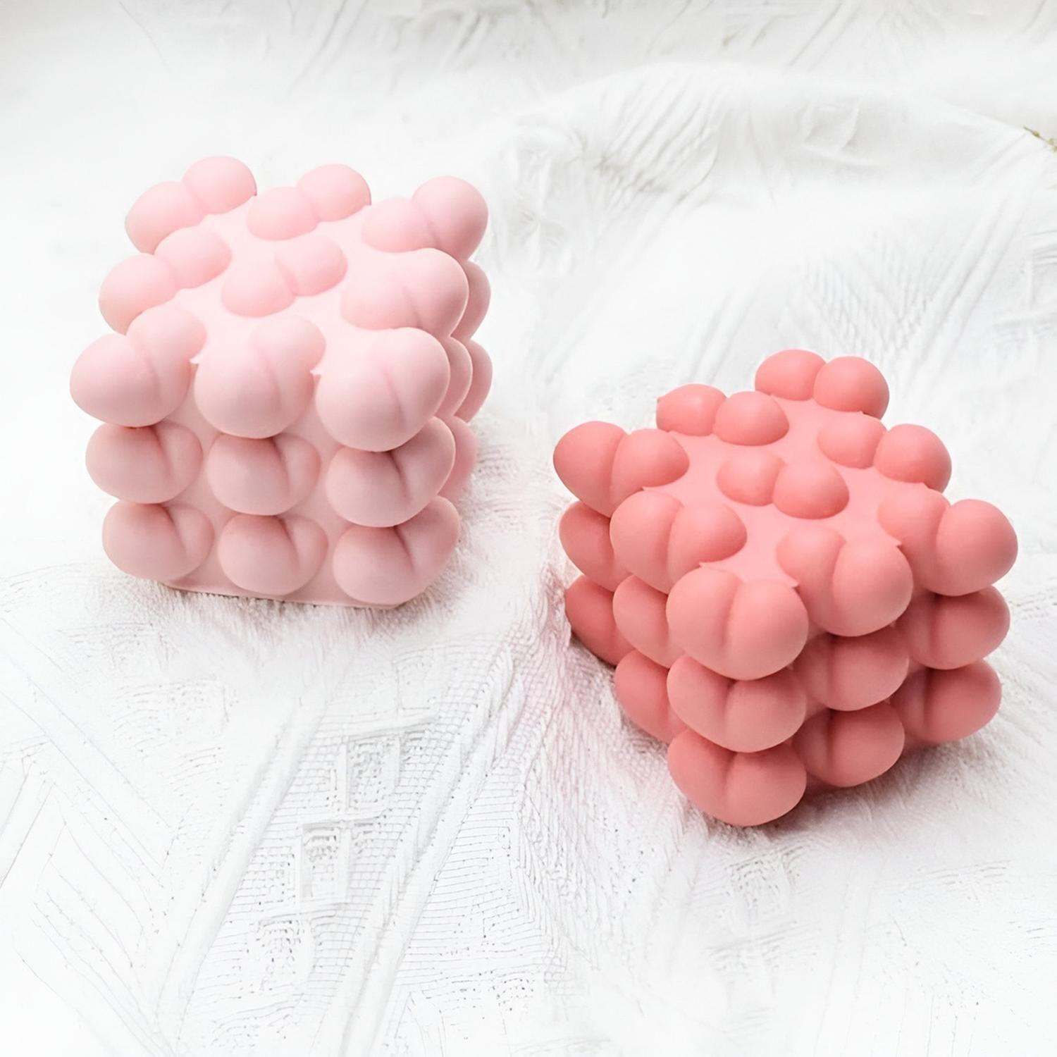 2 Moldes Para Hacer Velas Moldes Resina Molde Vela Corazon Blanco / Molde Corazon Doble 3d-8