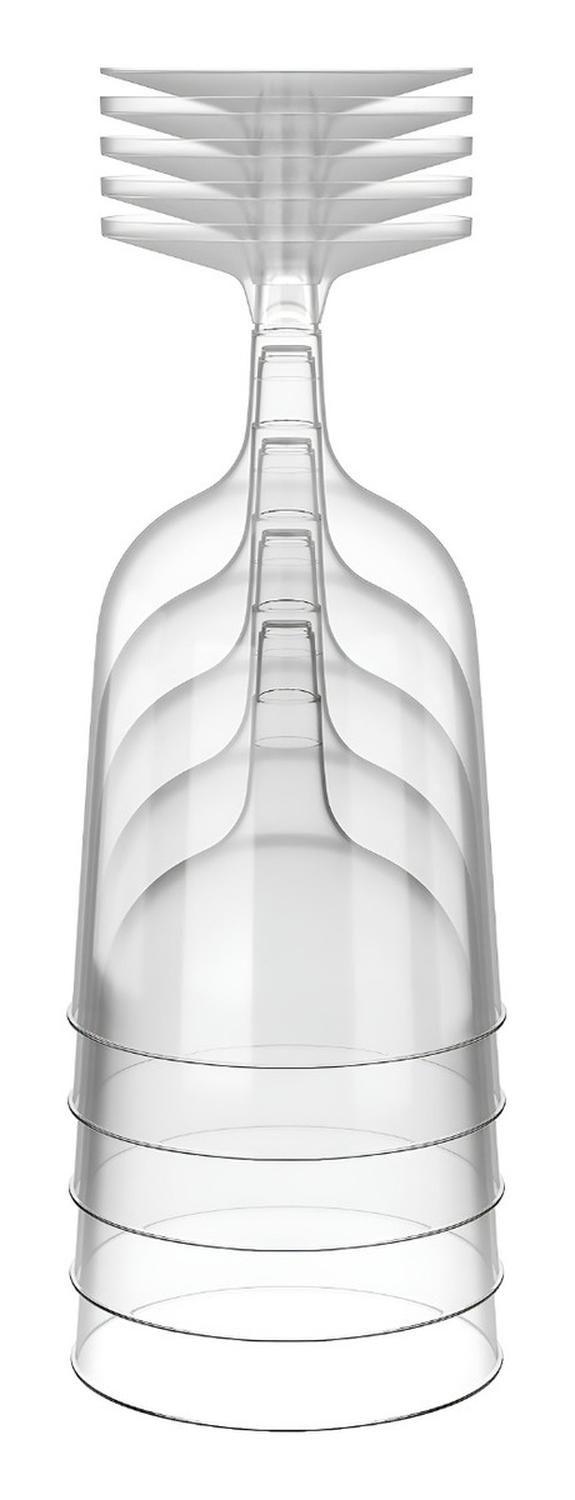 Set 10 Copas De Vino Copa Acrílico Transparente 6oz/177ml-5