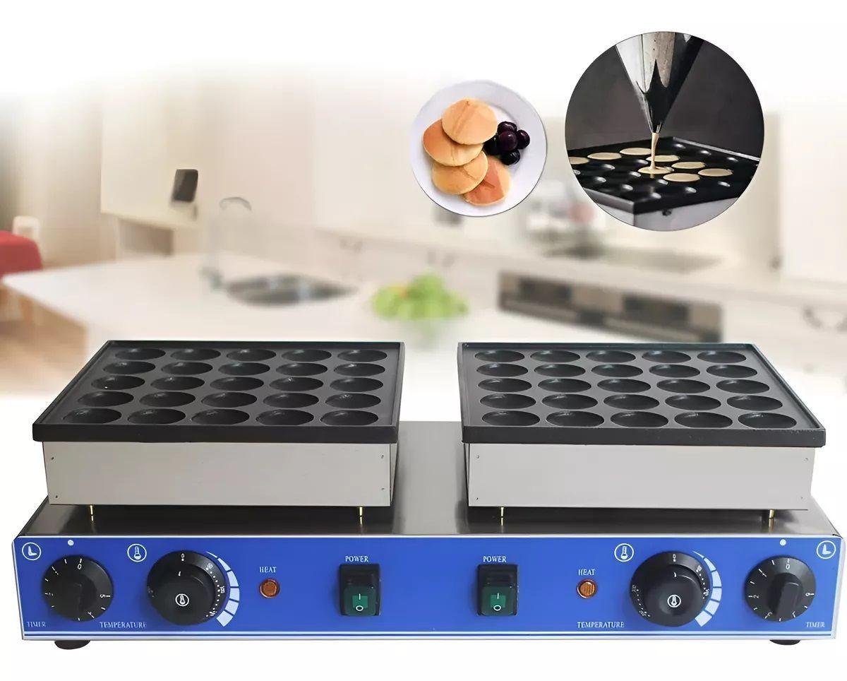 Maquina De Waffles Mini Panqueques Wafle Panqueques 50cav-3