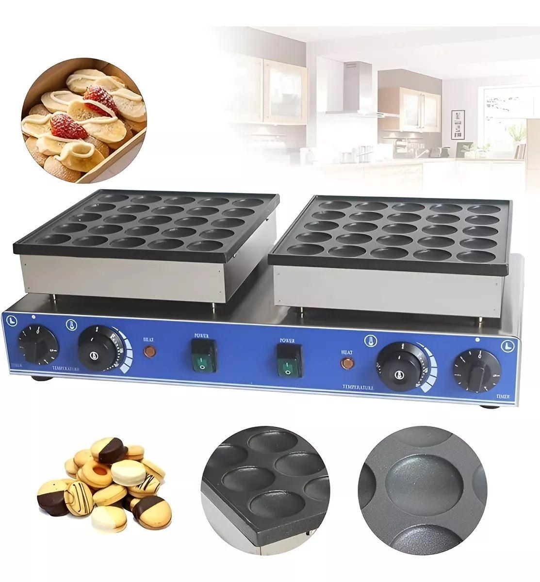 Maquina De Waffles Mini Panqueques Wafle Panqueques 50cav-4