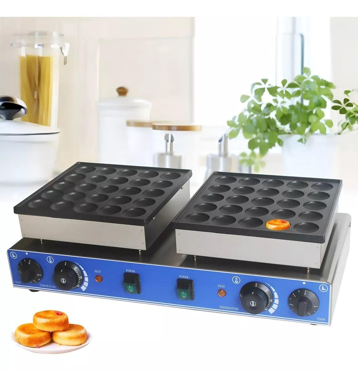Maquina De Waffles Mini Panqueques Wafle Panqueques 50cav-7